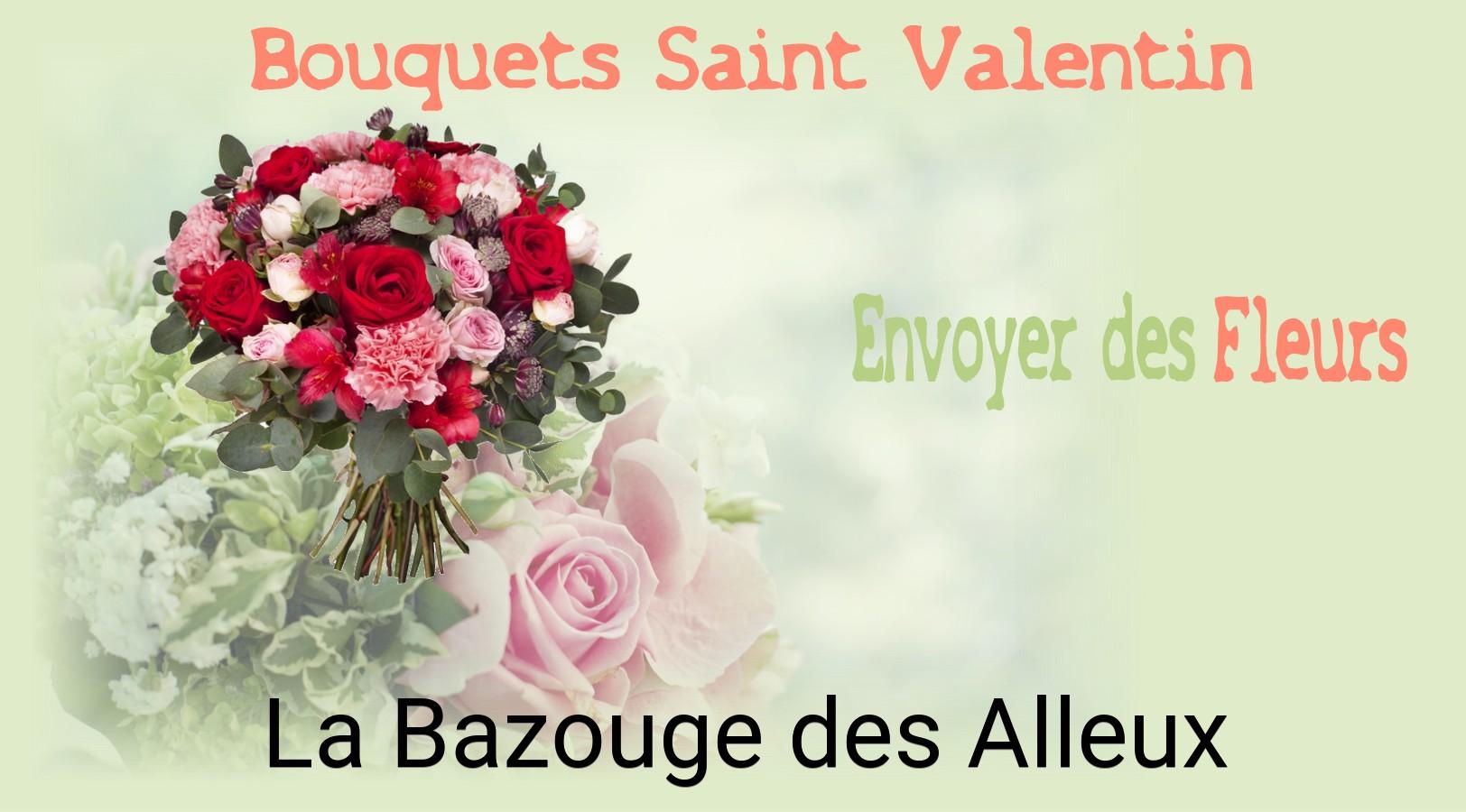 Roses de Saint-Valentin livrées à La Bazouge-des-Alleux
